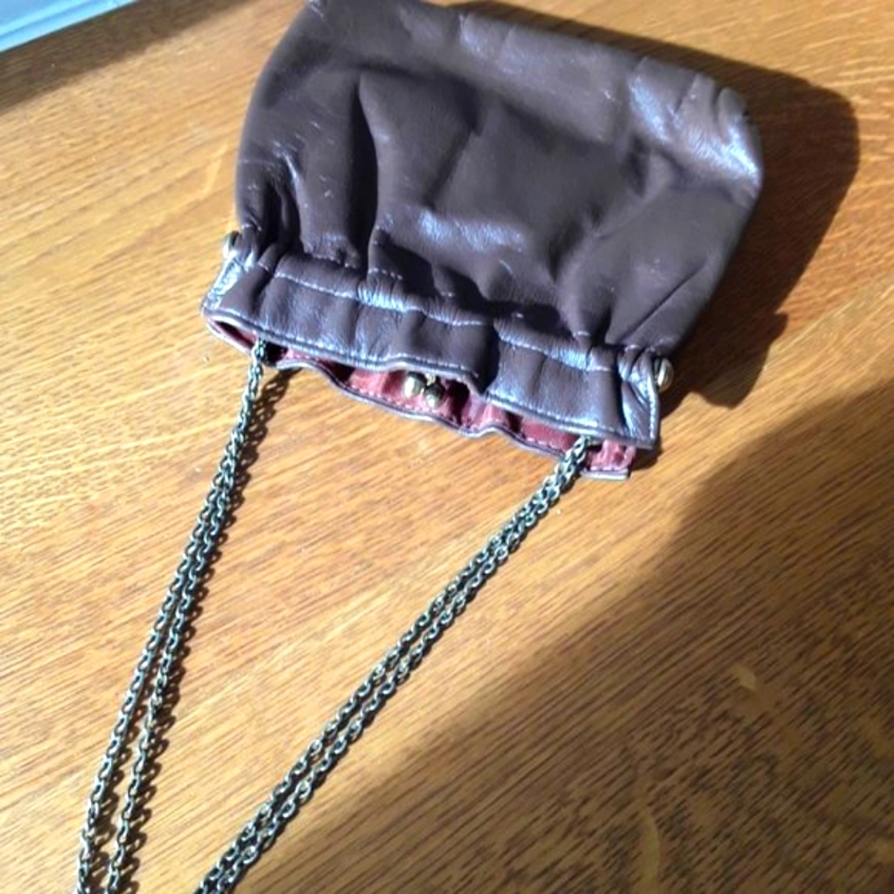 Vintage Brown Leather Purse